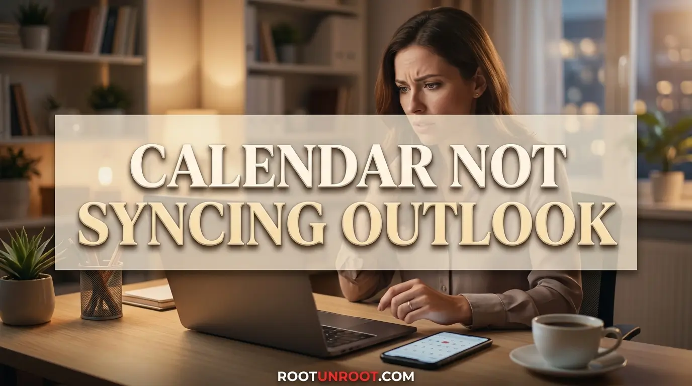 Calendar Not Syncing Outlook-FI