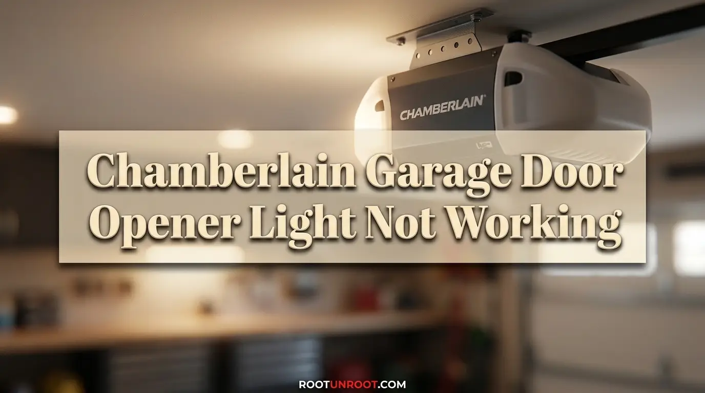 Chamberlain Garage Door Opener Light Not Working-FI