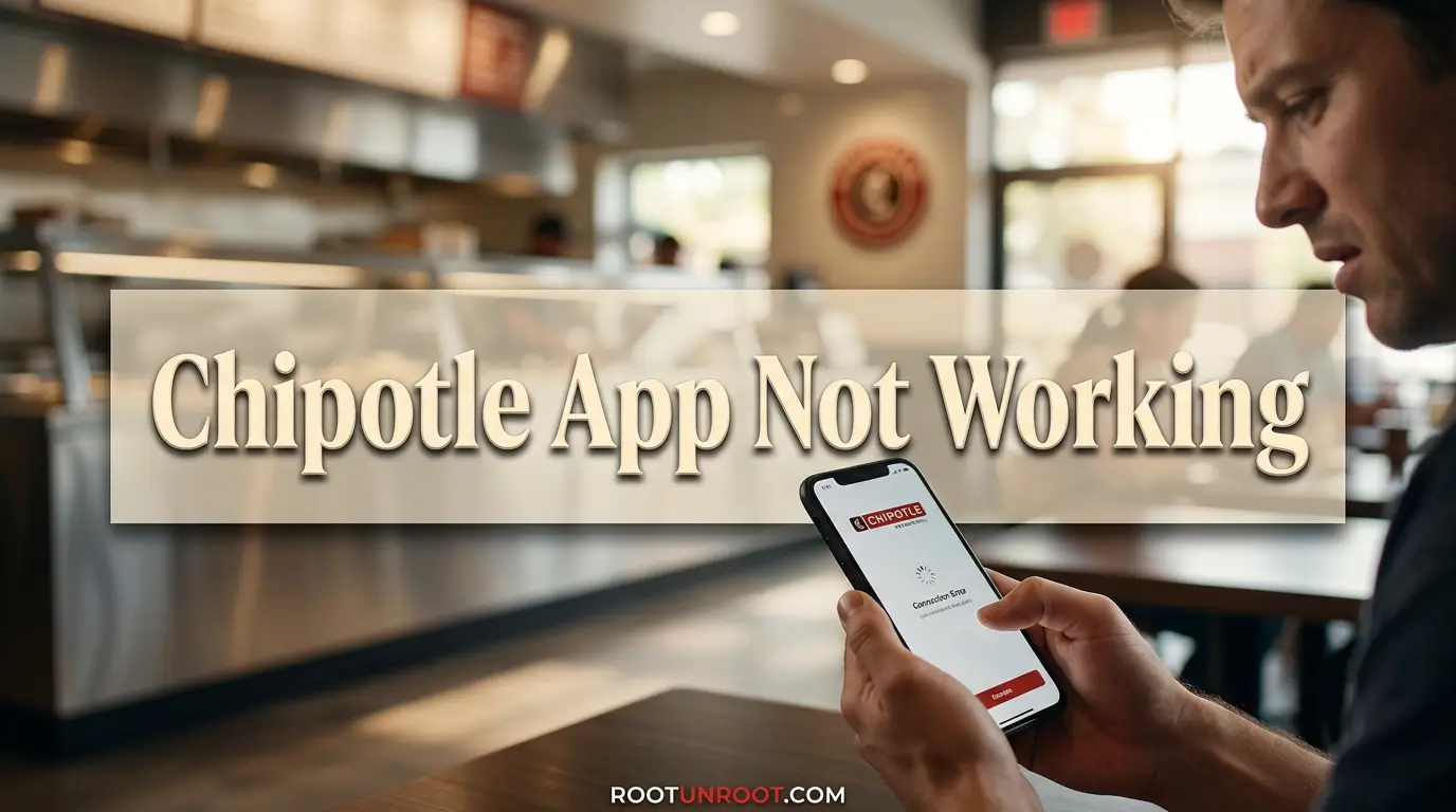 Chipotle App Not Working-FI