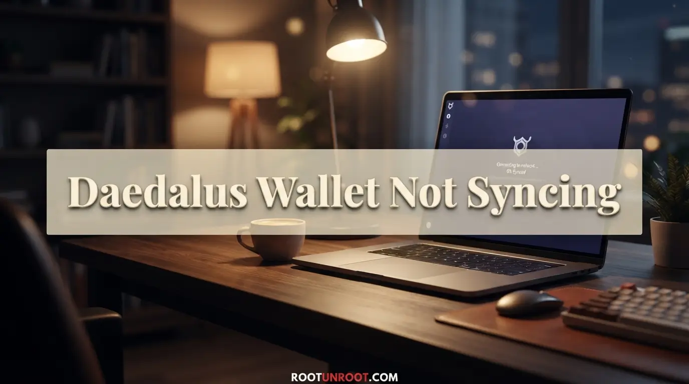 Daedalus Wallet Not Syncing-FI
