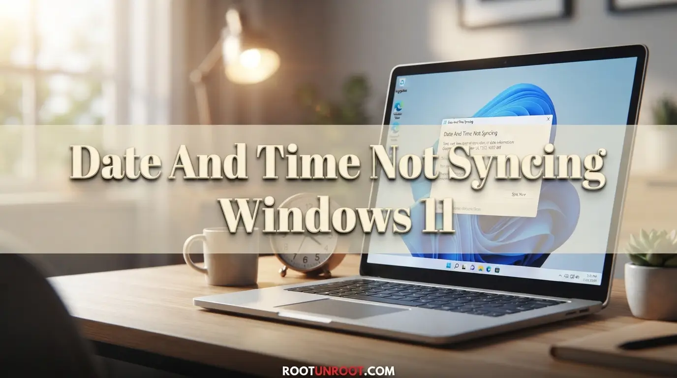 Date And Time Not Syncing Windows 11-FI
