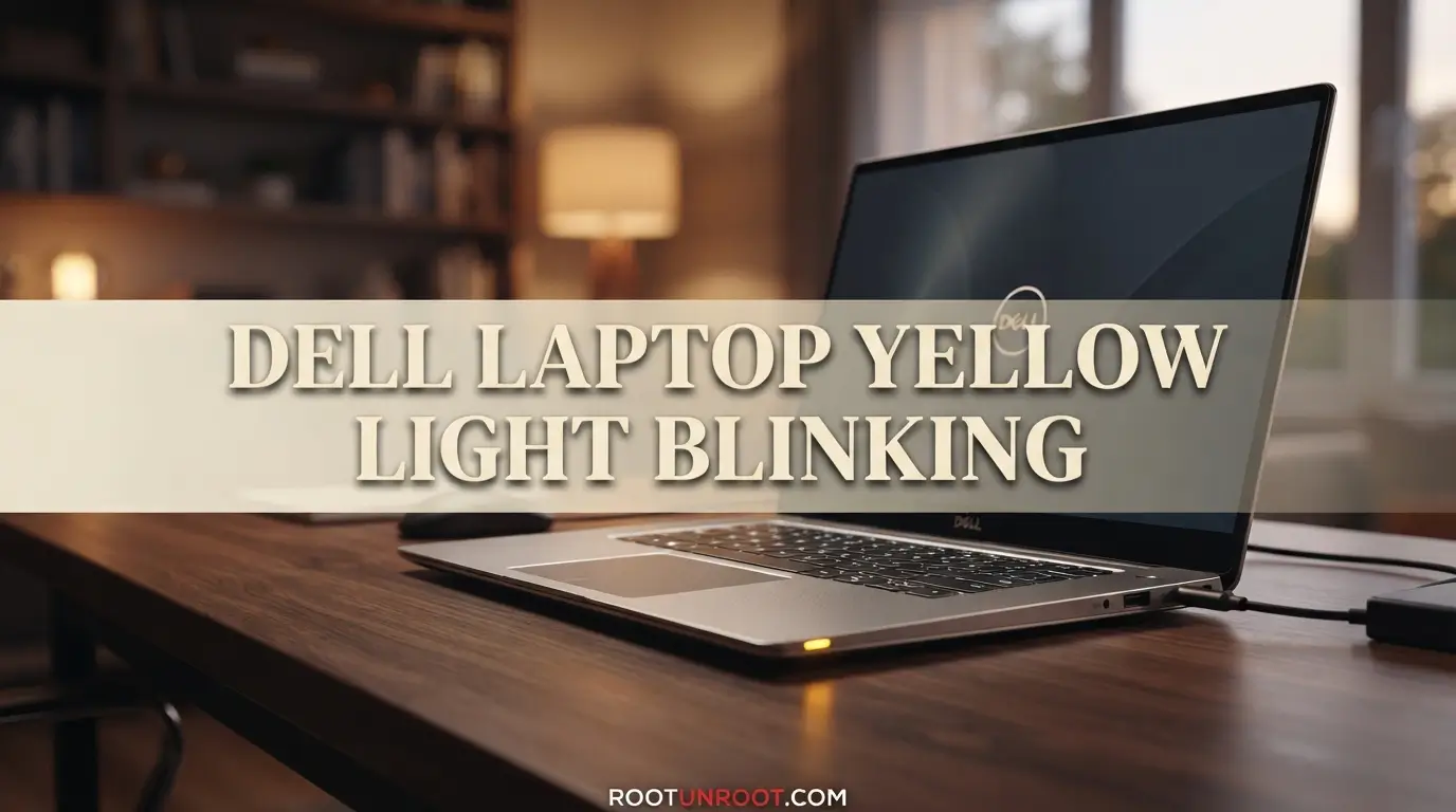 Dell Laptop Yellow Light Blinking-FI