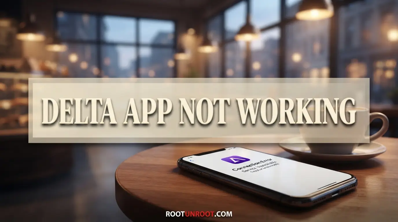 Delta App Not Working-FI