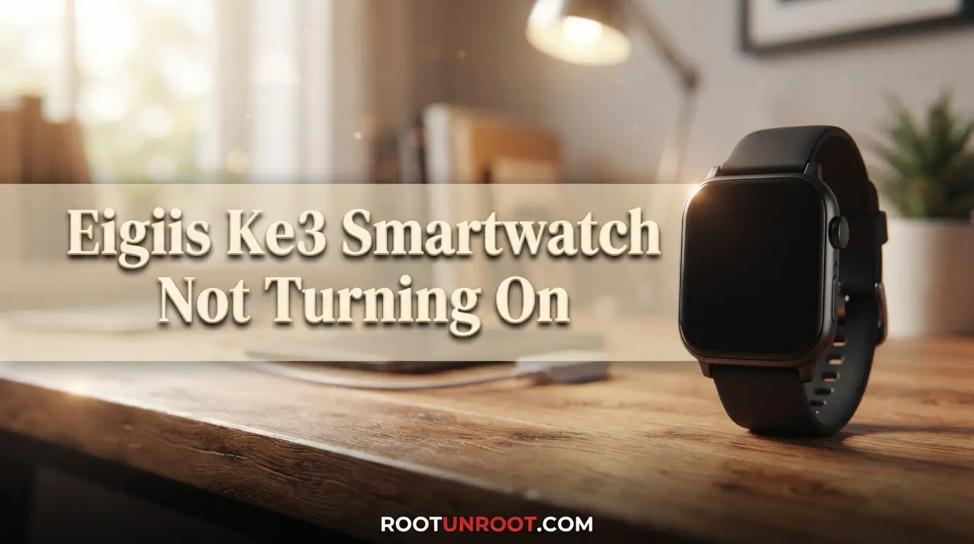Eigiis Ke3 Smartwatch Not Turning On-FI