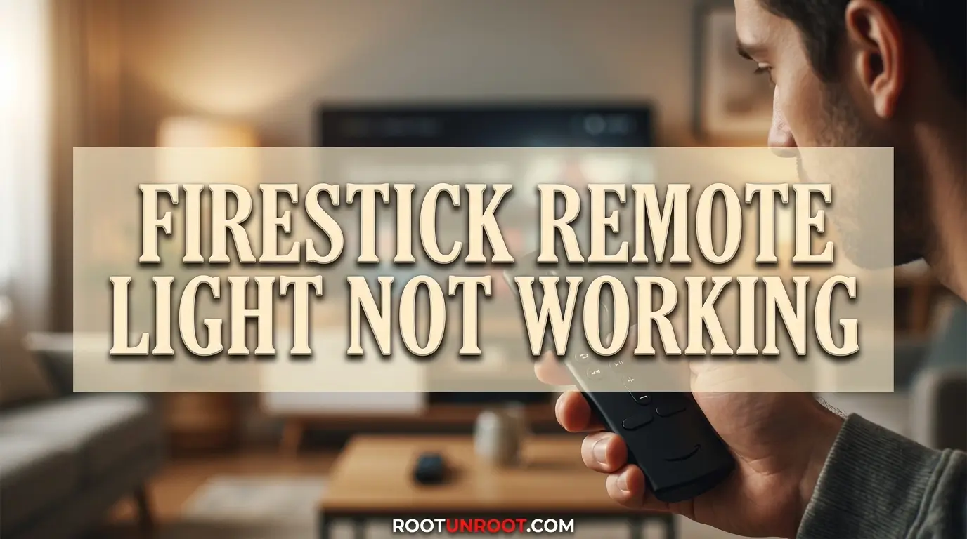 Firestick Remote Light Not Working-FI