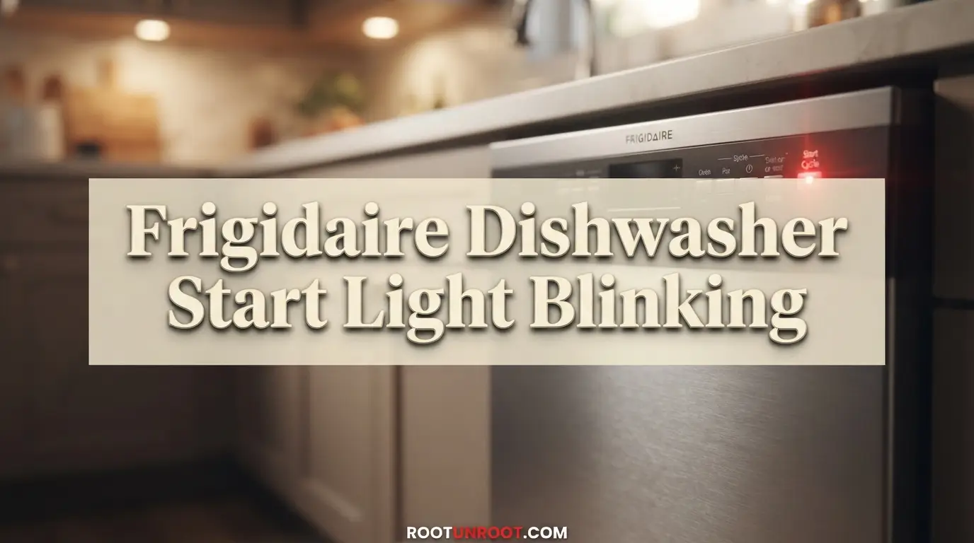 Frigidaire Dishwasher Start Light Blinking-FI