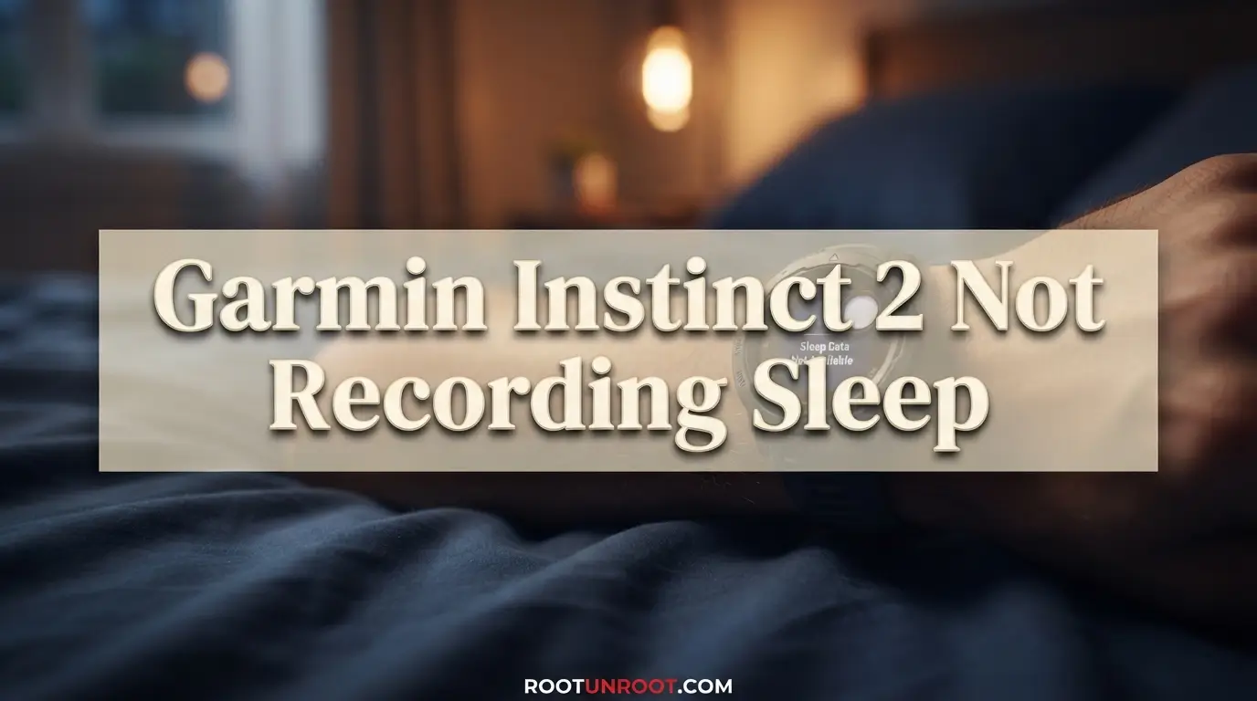 Garmin Instinct 2 Not Recording Sleep-FI