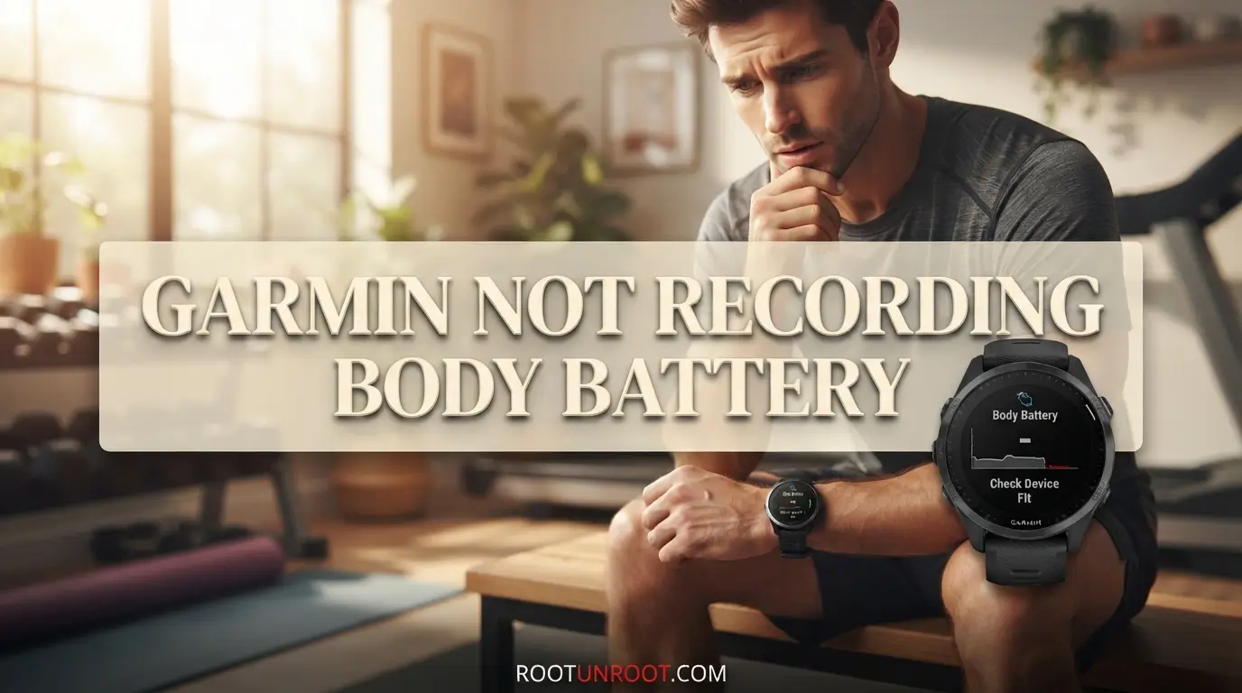 Garmin Not Recording Body Battery-FI