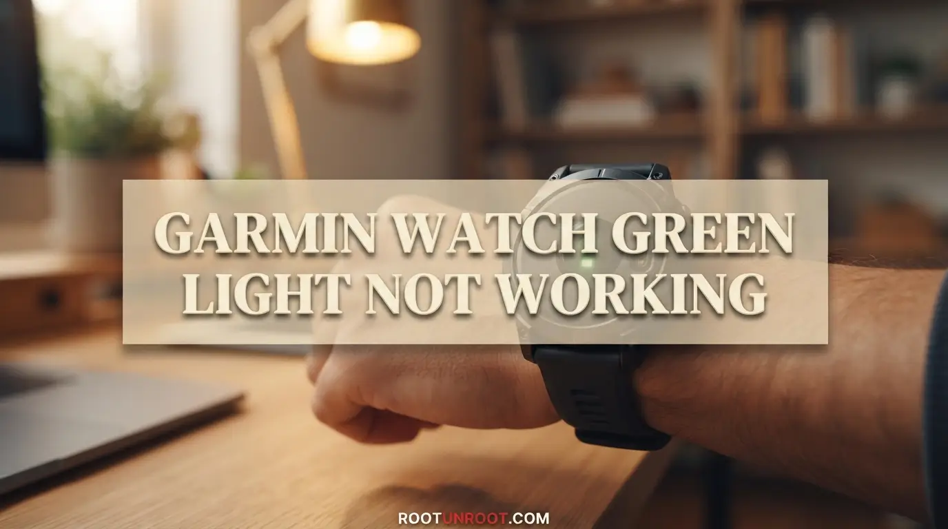Garmin Watch Green Light Not Working-FI