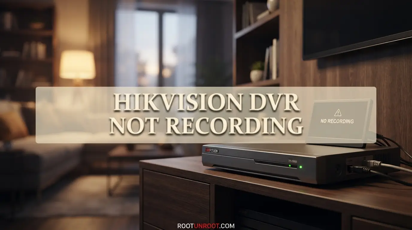 Hikvision DVR Not Recording-FI