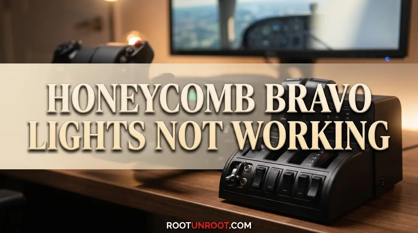 Honeycomb Bravo Lights Not Working-FI