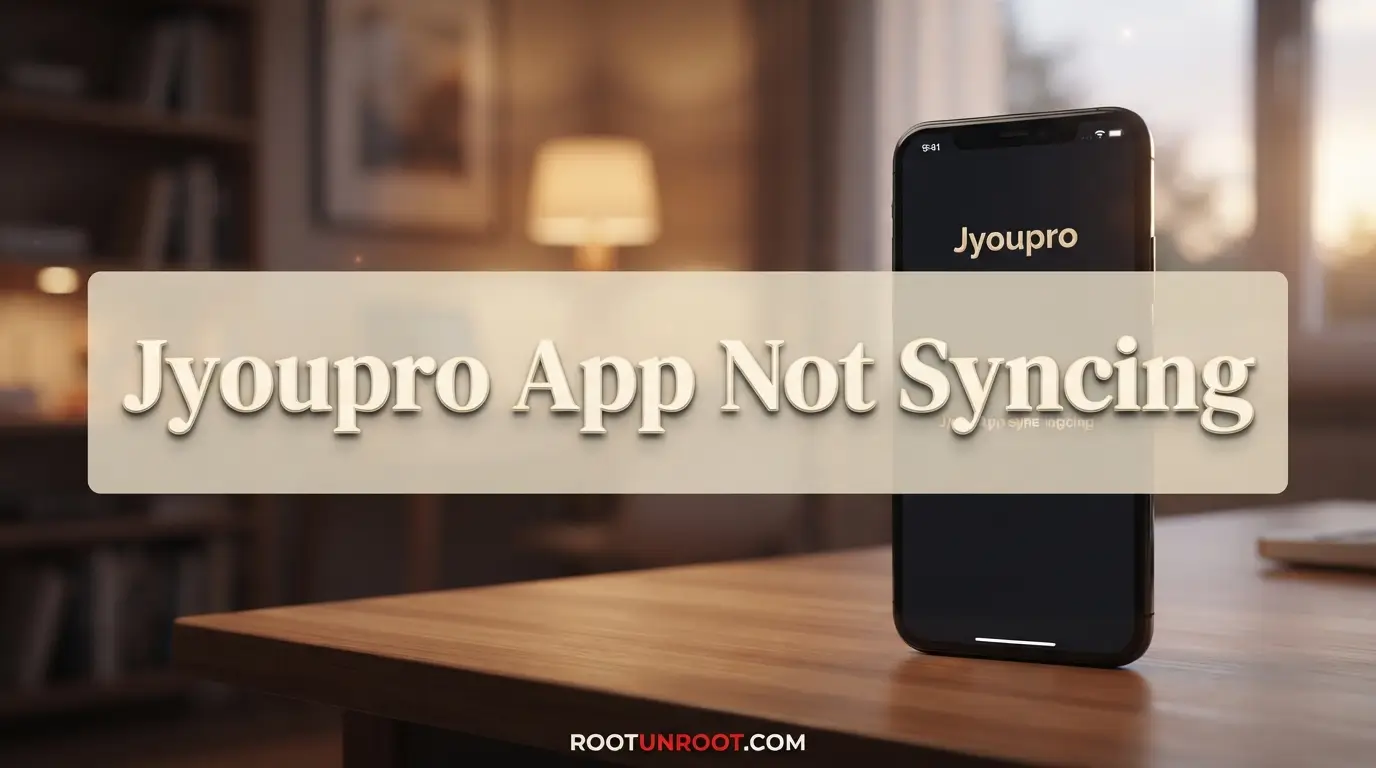 Jyoupro App Not Syncing-FI