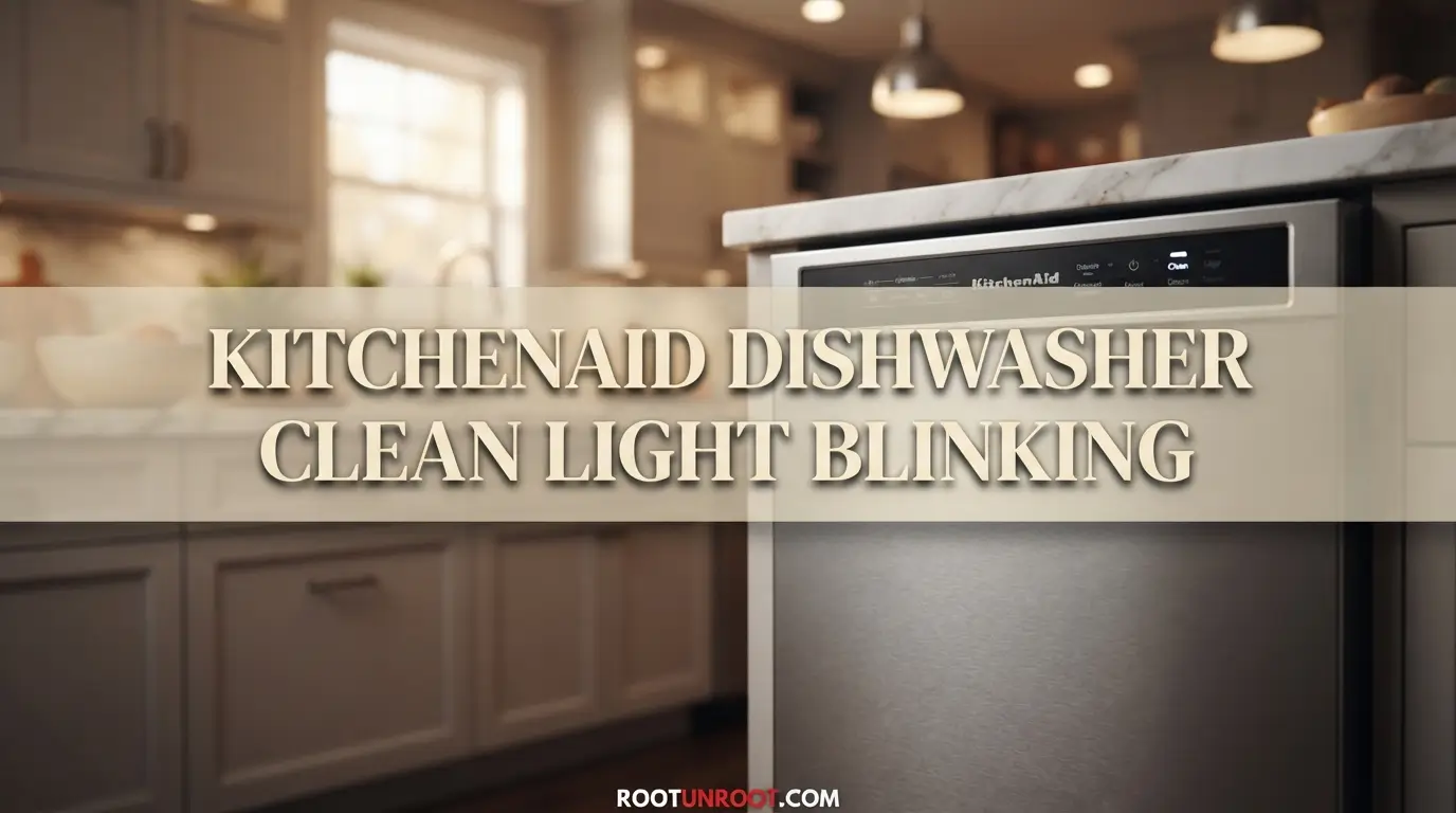 Kitchenaid Dishwasher Clean Light Blinking-FI