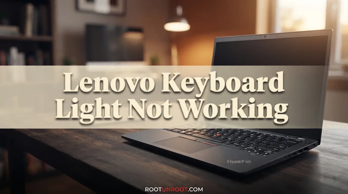 Lenovo Keyboard Light Not Working-FI
