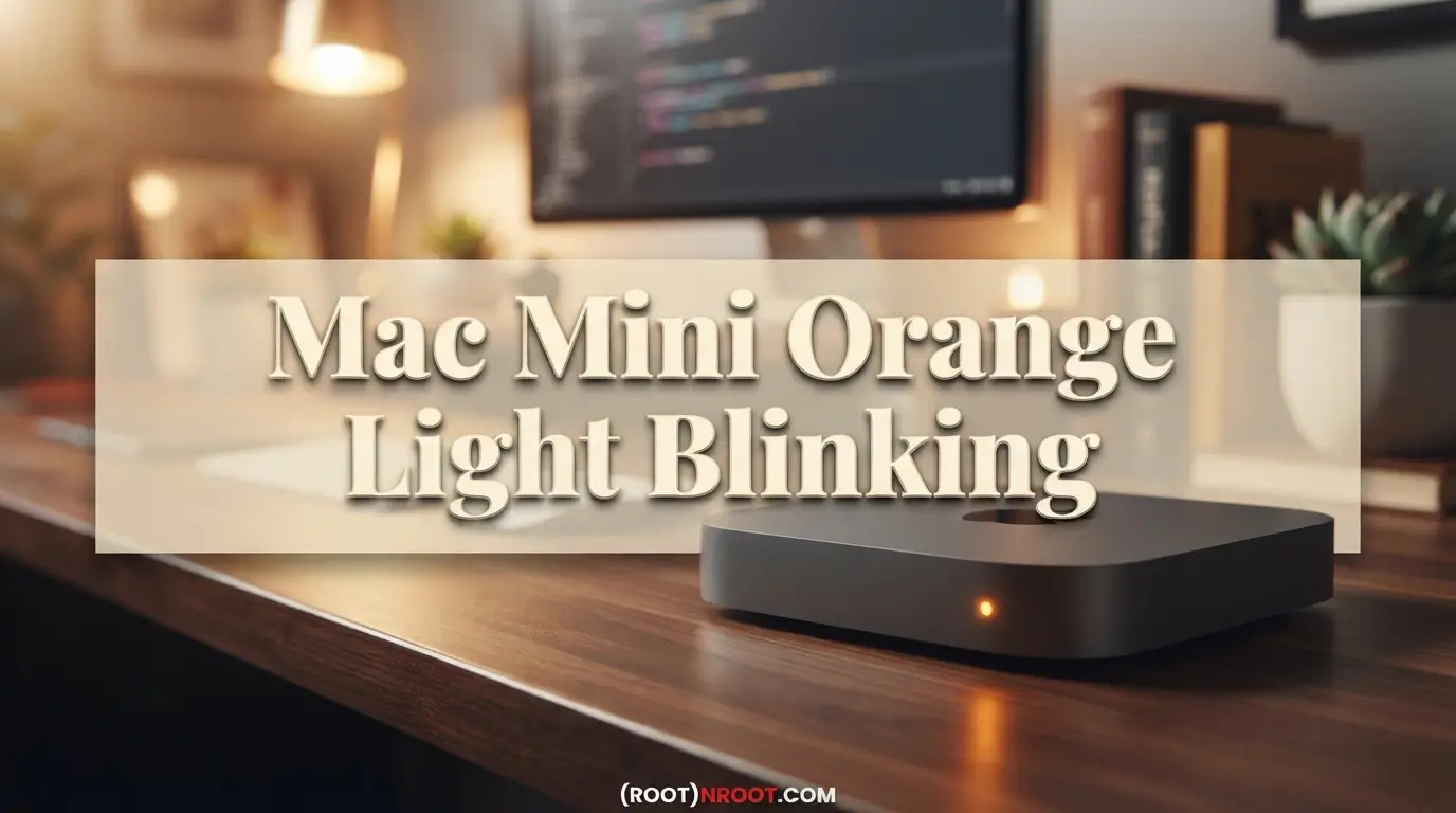 Mac Mini Orange Light Blinking-FI