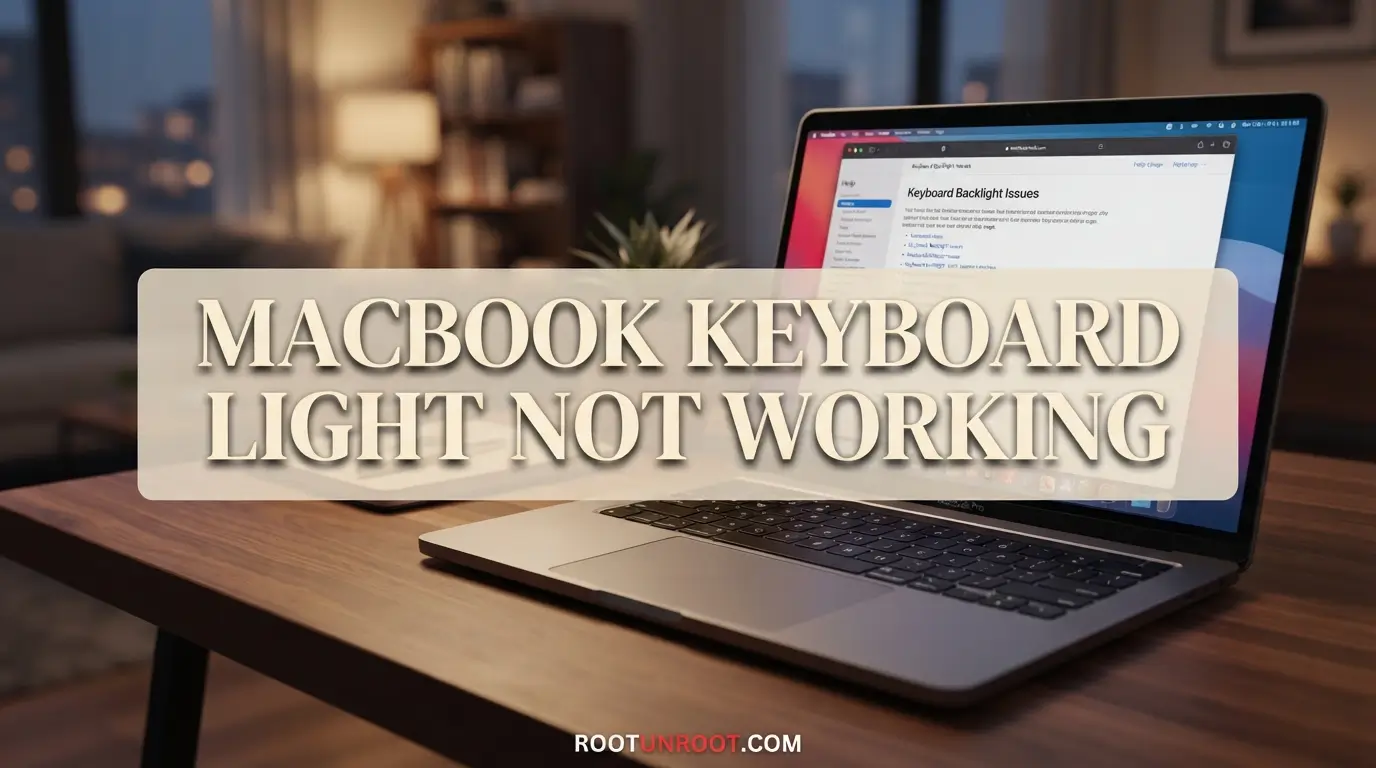 Macbook Keyboard Light Not Working-FI