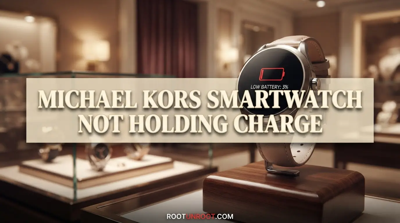 Michael Kors Smartwatch Not Holding Charge-FI