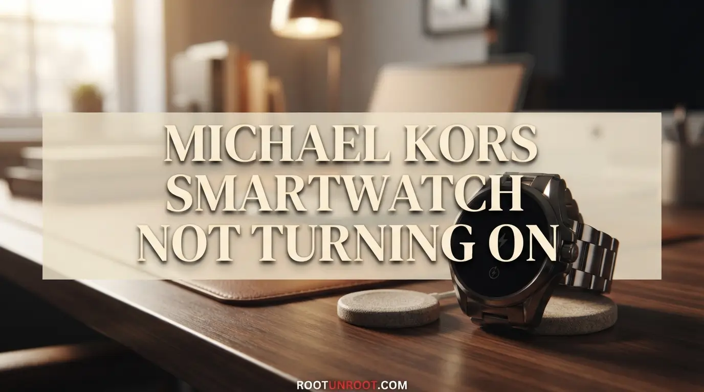 Michael Kors Smartwatch Not Turning On-FI