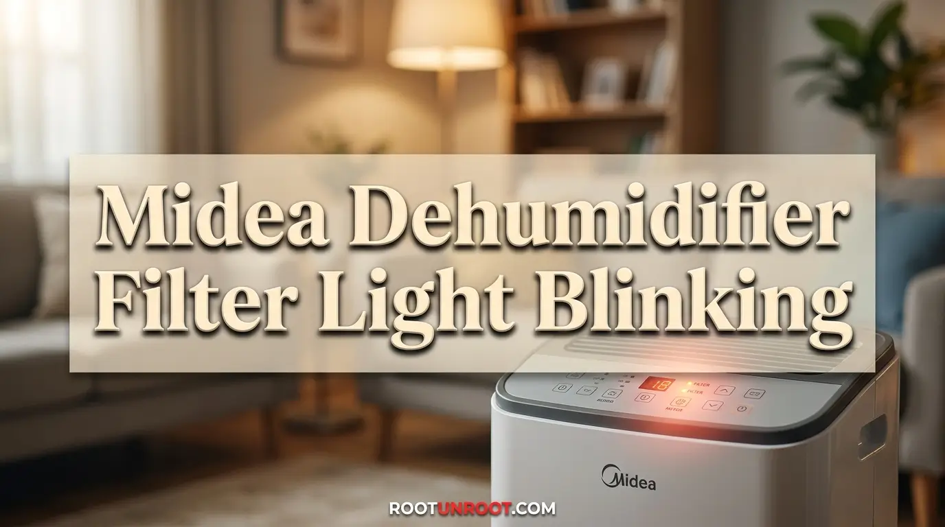 Midea Dehumidifier Filter Light Blinking-FI