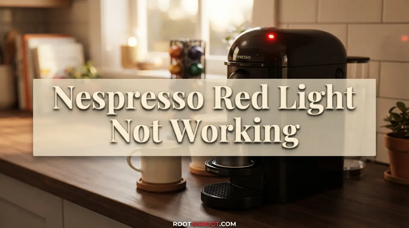 Nespresso Red Light Not Working-FI