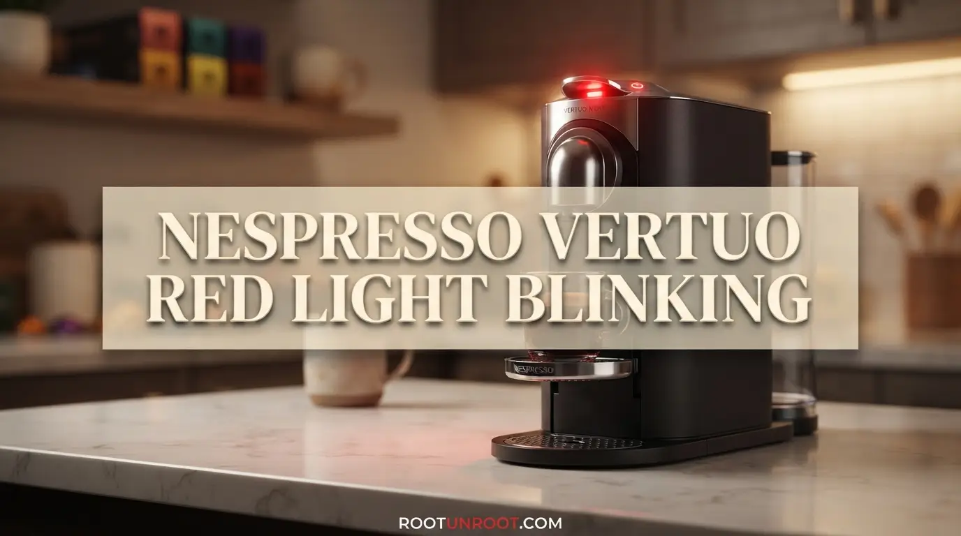 Nespresso Virtuo Red Light Blinking-FI