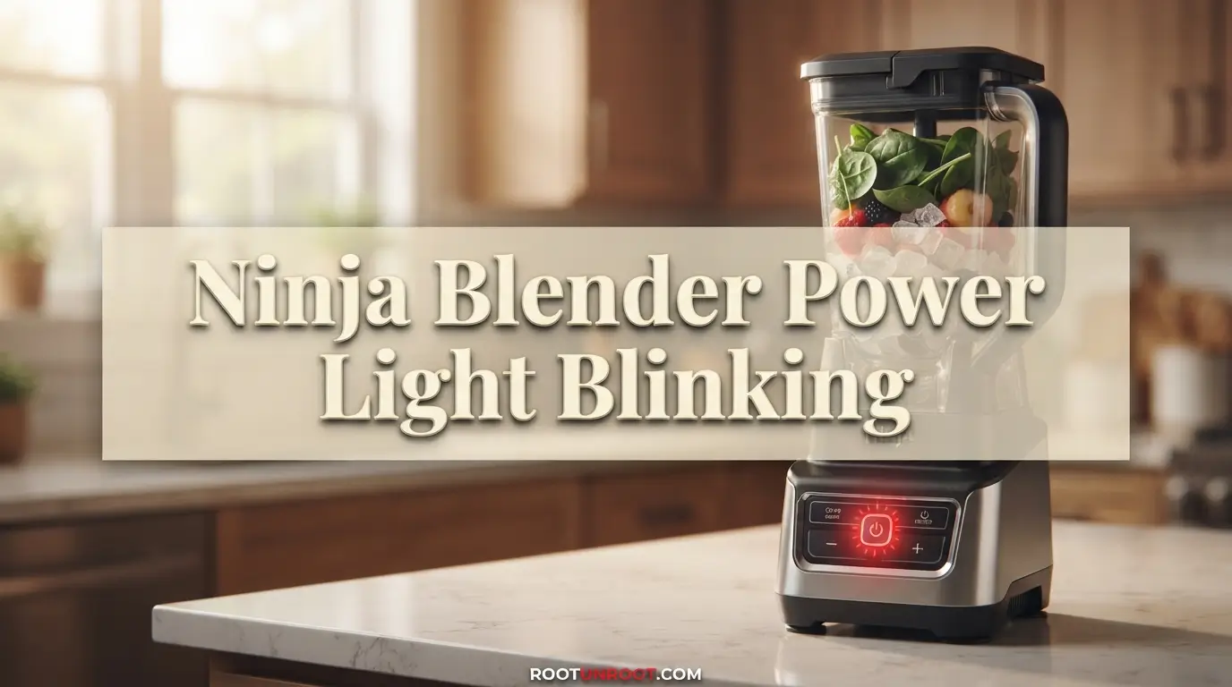 Ninja Blender Power Light Blinking-FI