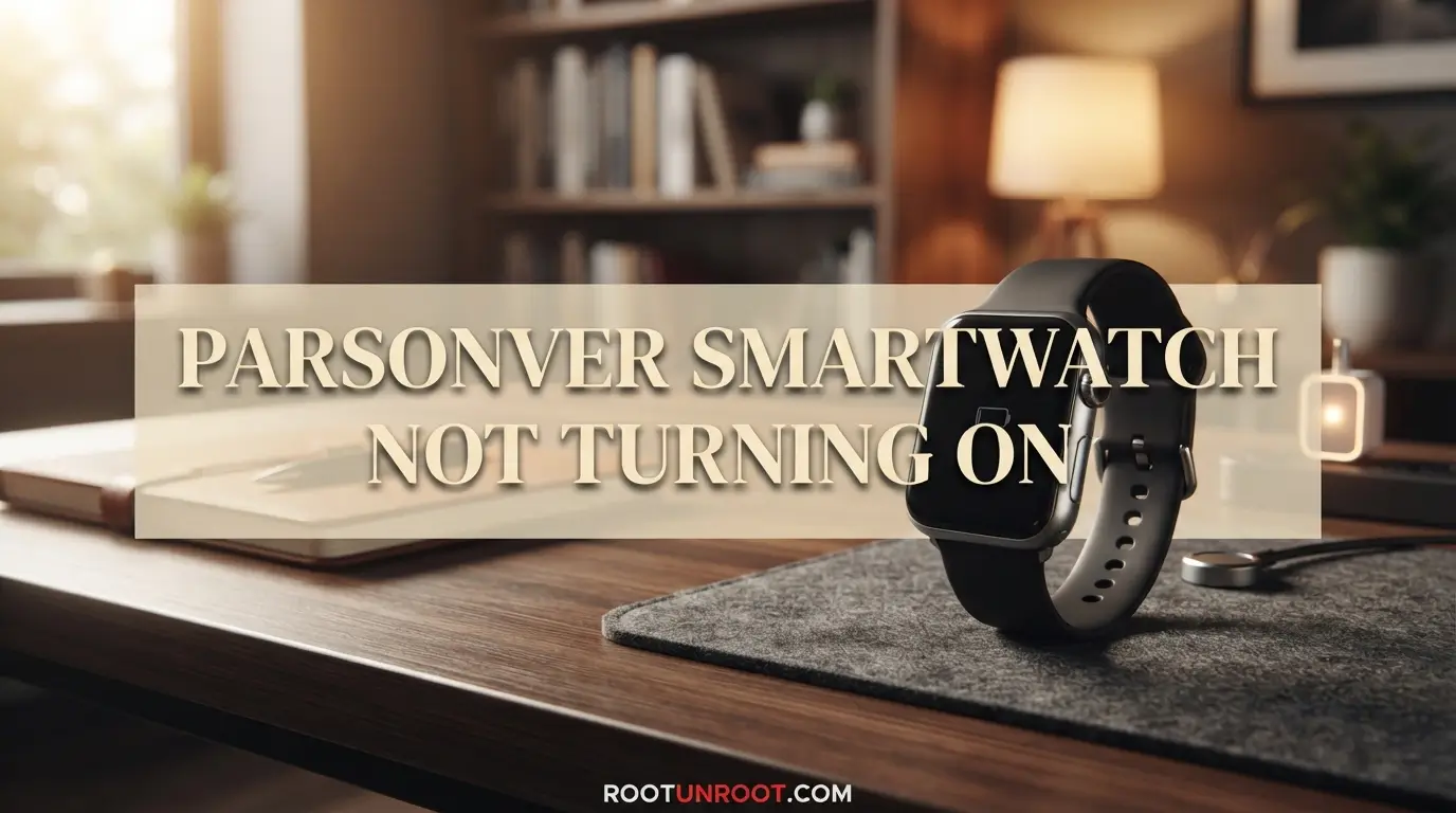 Parsonver Smartwatch Not Turning On-FI