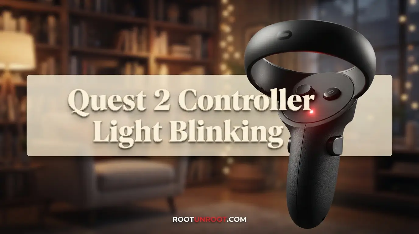 Quest 2 Controller Light Blinking-FI
