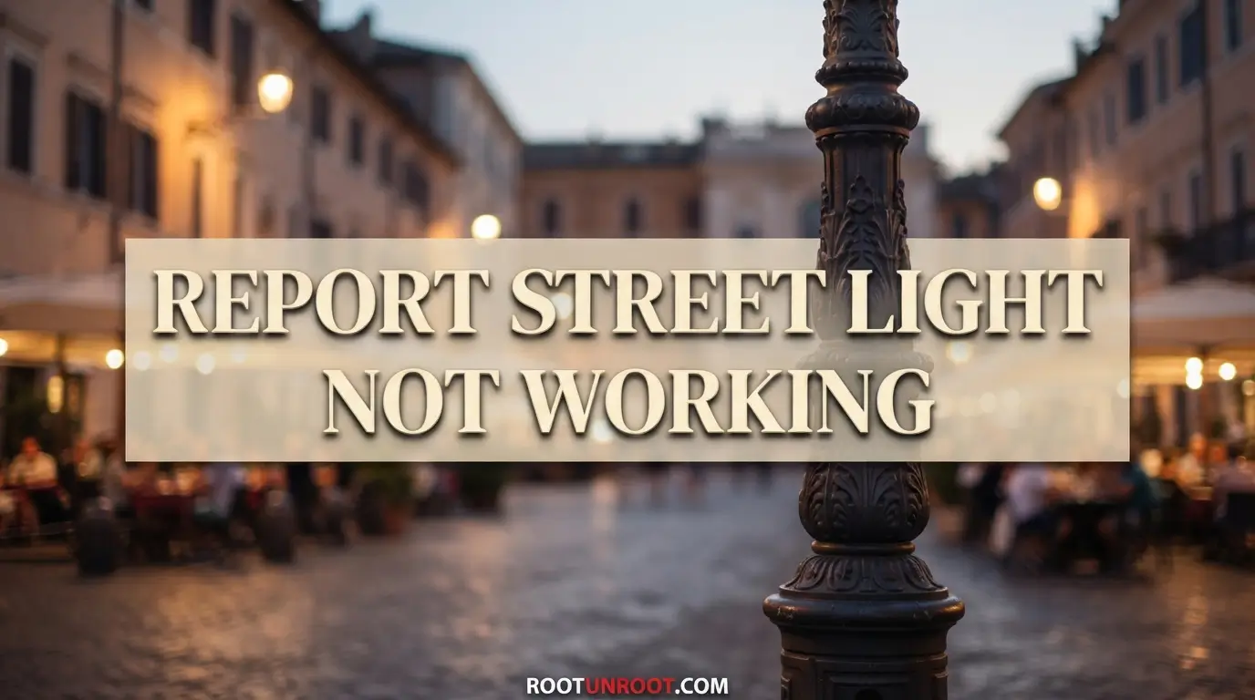 Report Street Light Not Working-FI