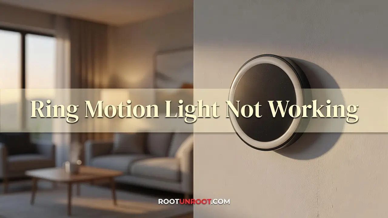 Ring Motion Light Not Working-FI