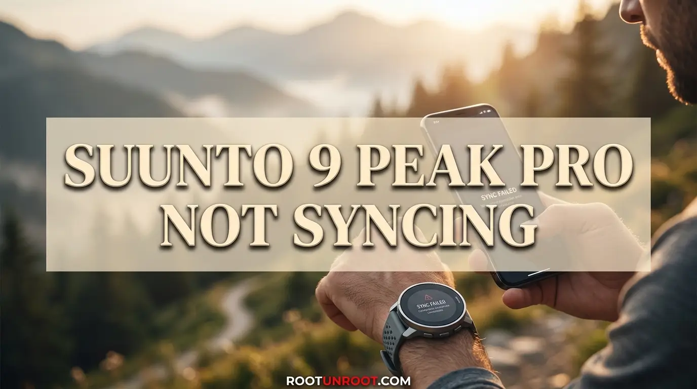 Suunto 9 Peak Pro Not Syncing-FI