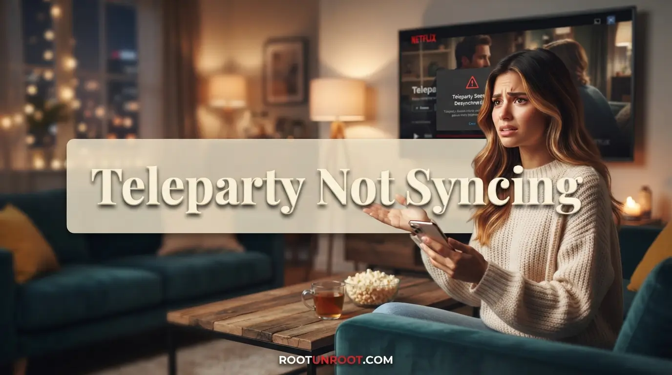 Teleparty Not Syncing-FI