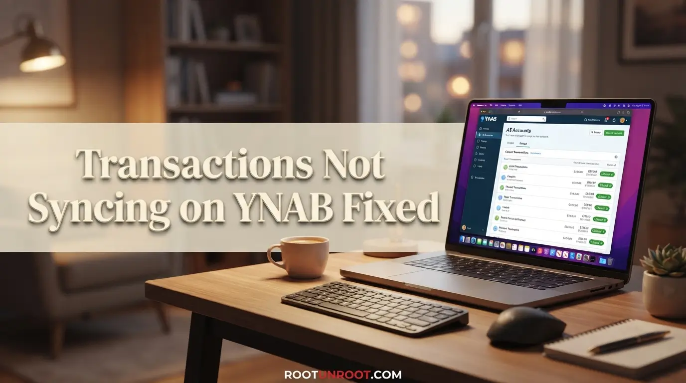 Transactions Not Syncing on YNAB Fixed-FI