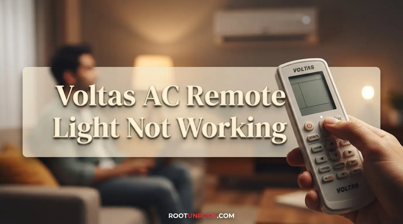 Voltas AC Remote Light Not Working-FI