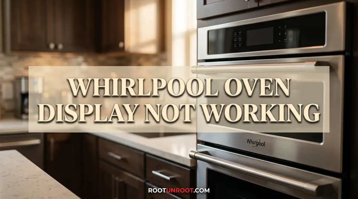 Whirlpool Oven Display Not Working-FI