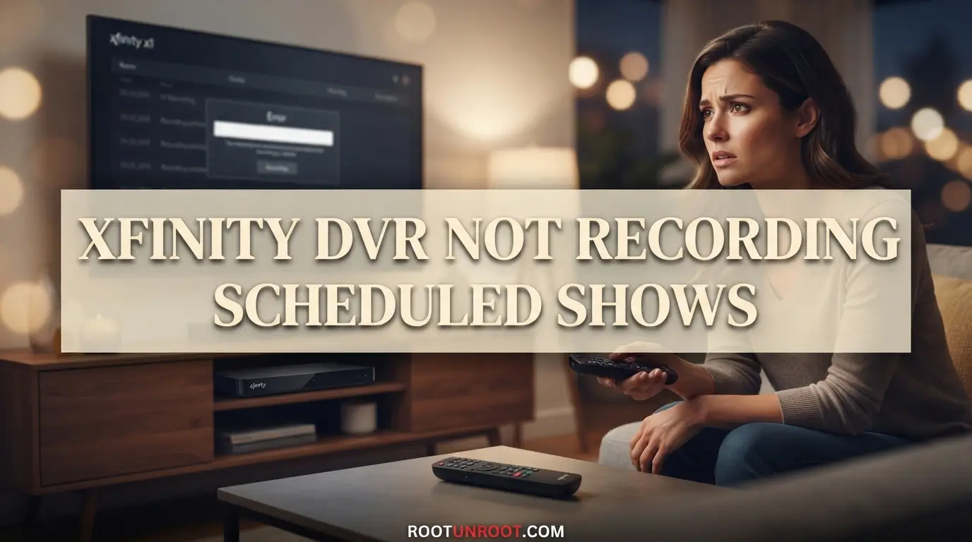 Xfinity DVR Not Recording Scheduled Shows-FI