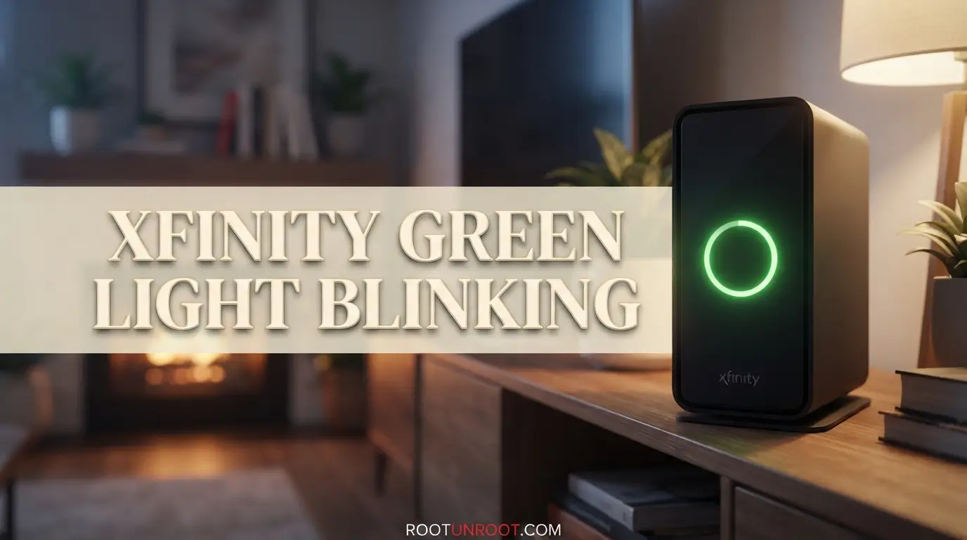Xfinity Green Light Blinking-FI