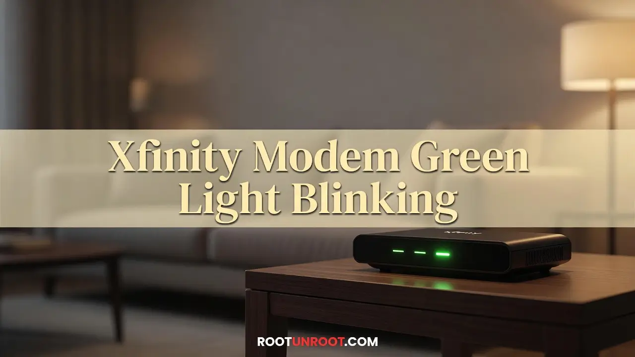 Xfinity Modem Green Light Blinking-FI