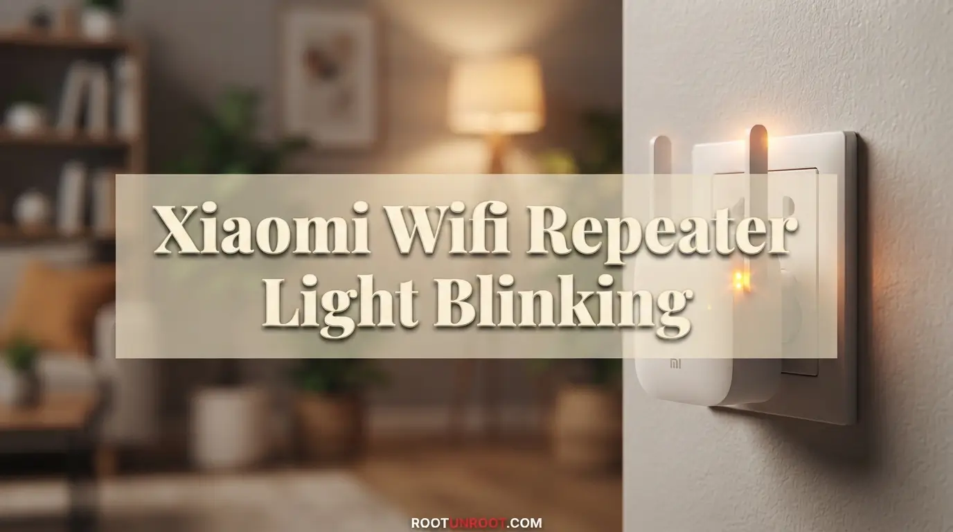 Xiaomi Wifi Repeater Light Blinking-FI