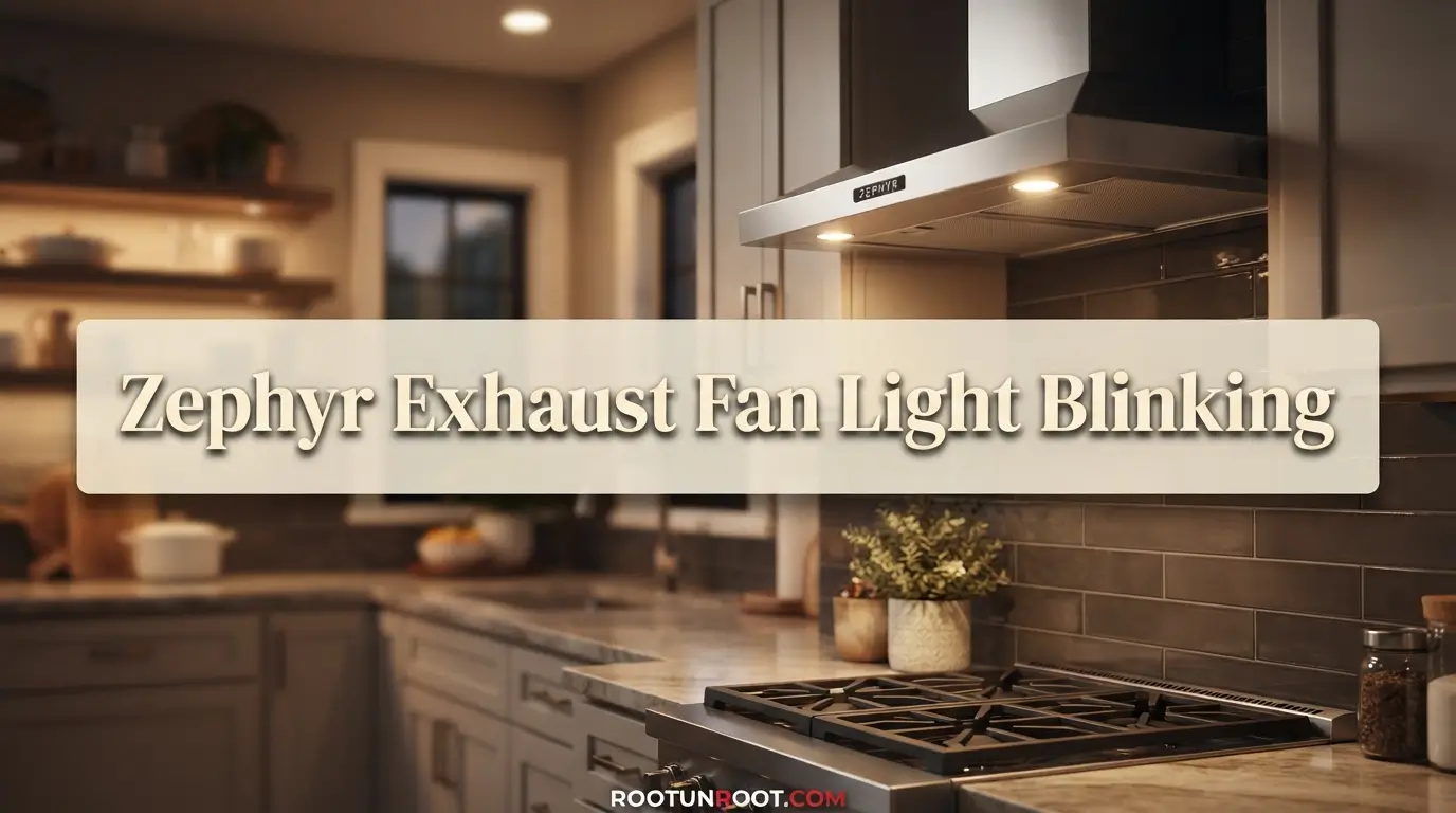 Zephyr Exhaust Fan Light Blinking-FI