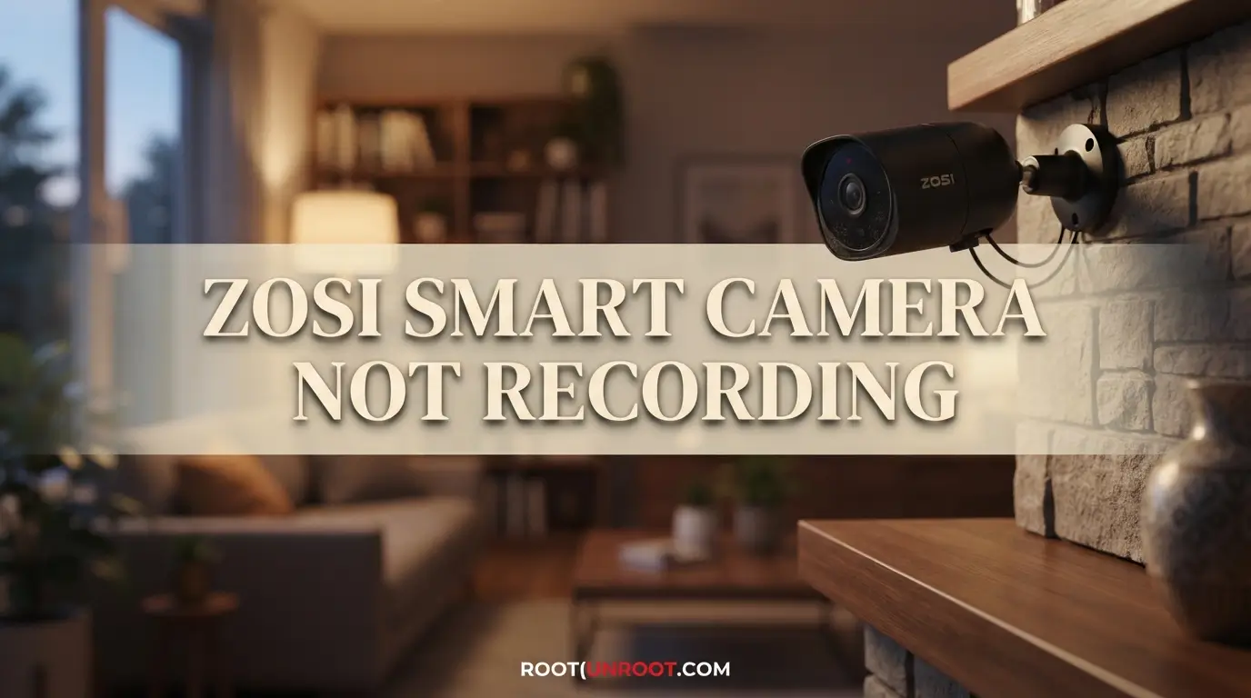 Zosi Smart Camera Not Recording-FI