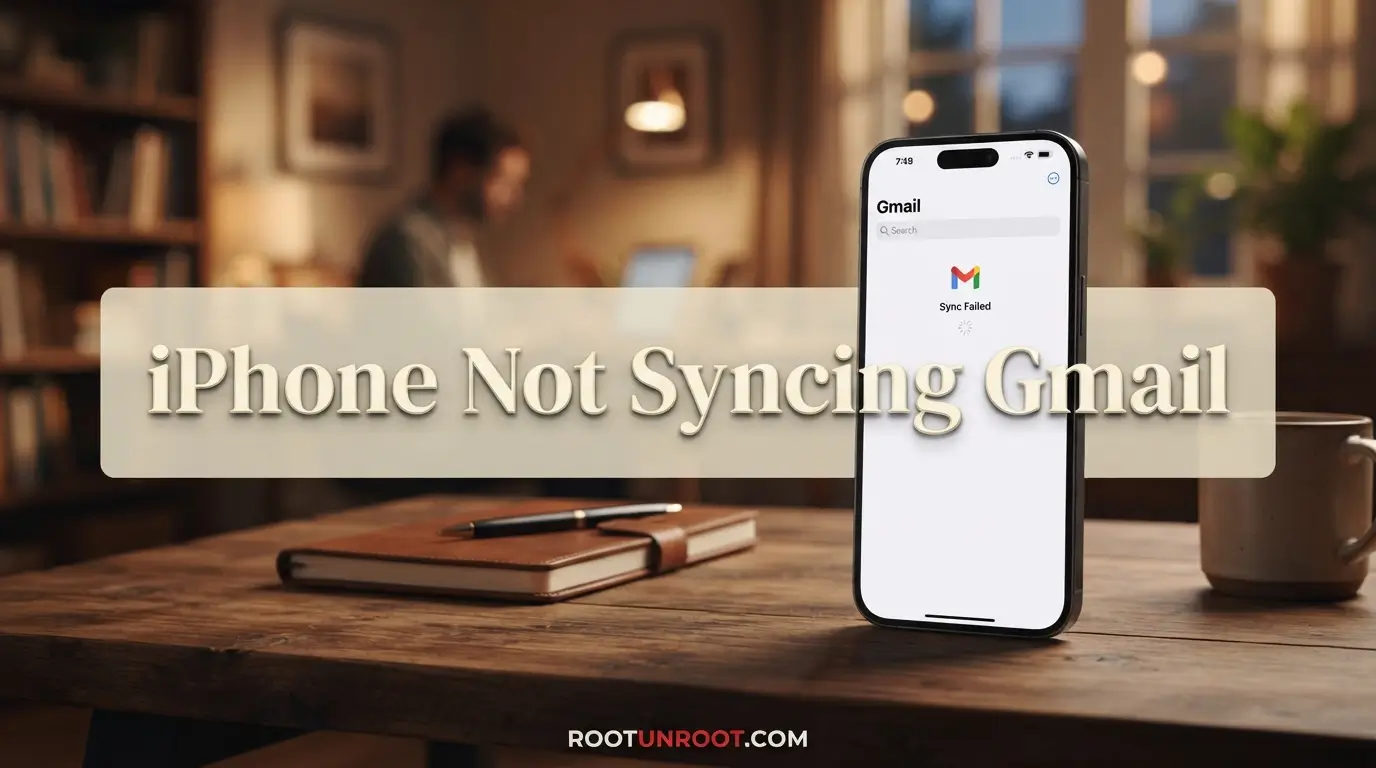 iPhone Not Syncing Gmail-FI